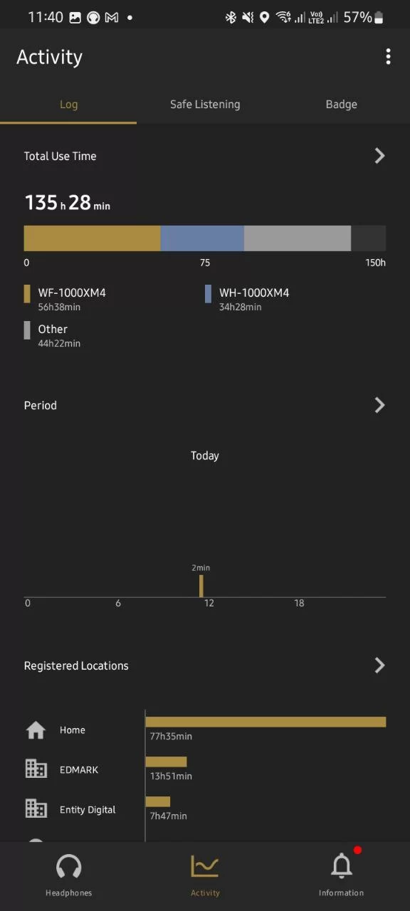 Sony Headphone App WH 1KX5 13