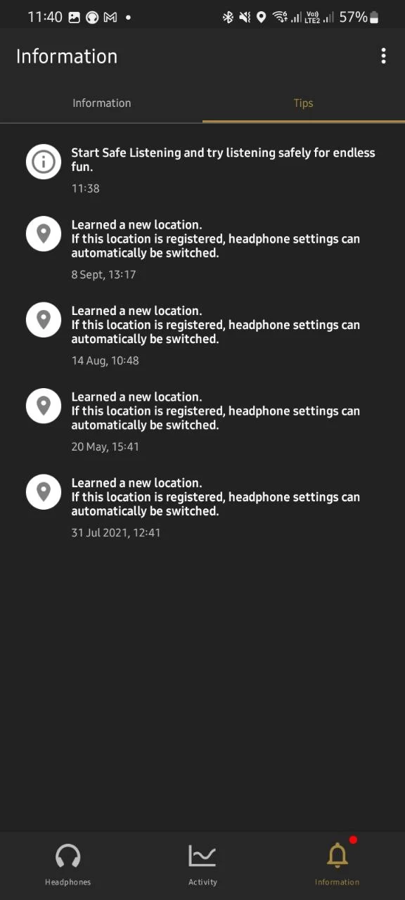 Sony Headphone App WH 1KX5 14