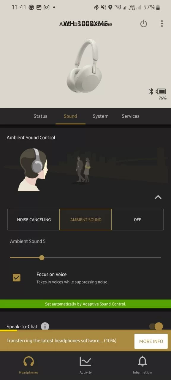 Sony Headphone App WH 1KX5 15