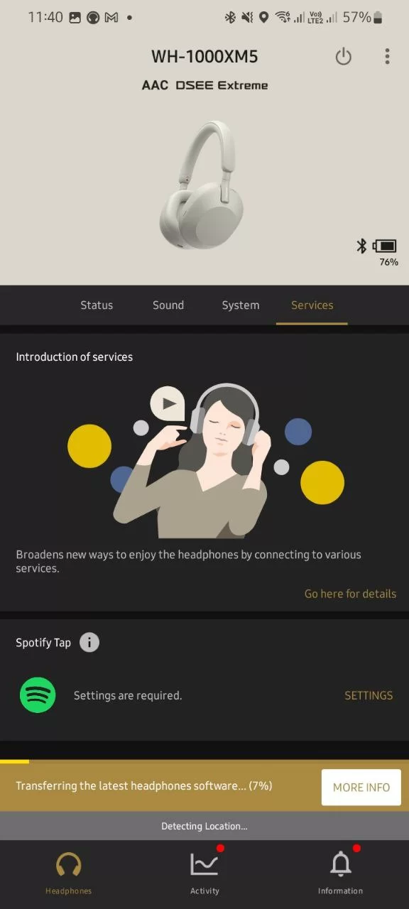 Sony Headphone App WH 1KX5 7