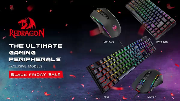 redragon unveils exhilarating black friday plans for exclusive gaming keyboards and mice