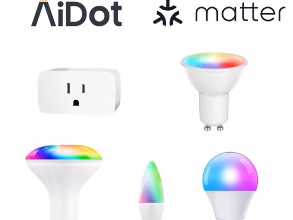 smart light bulbs and smart plug from aidot ecosystem are one of the first to be matter certified