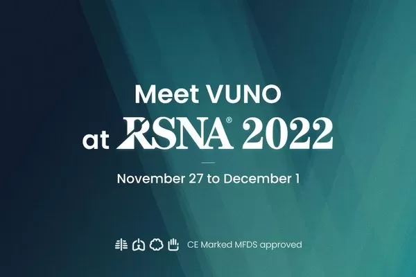 vuno showcases their ai solutions and research results at rsna 2022