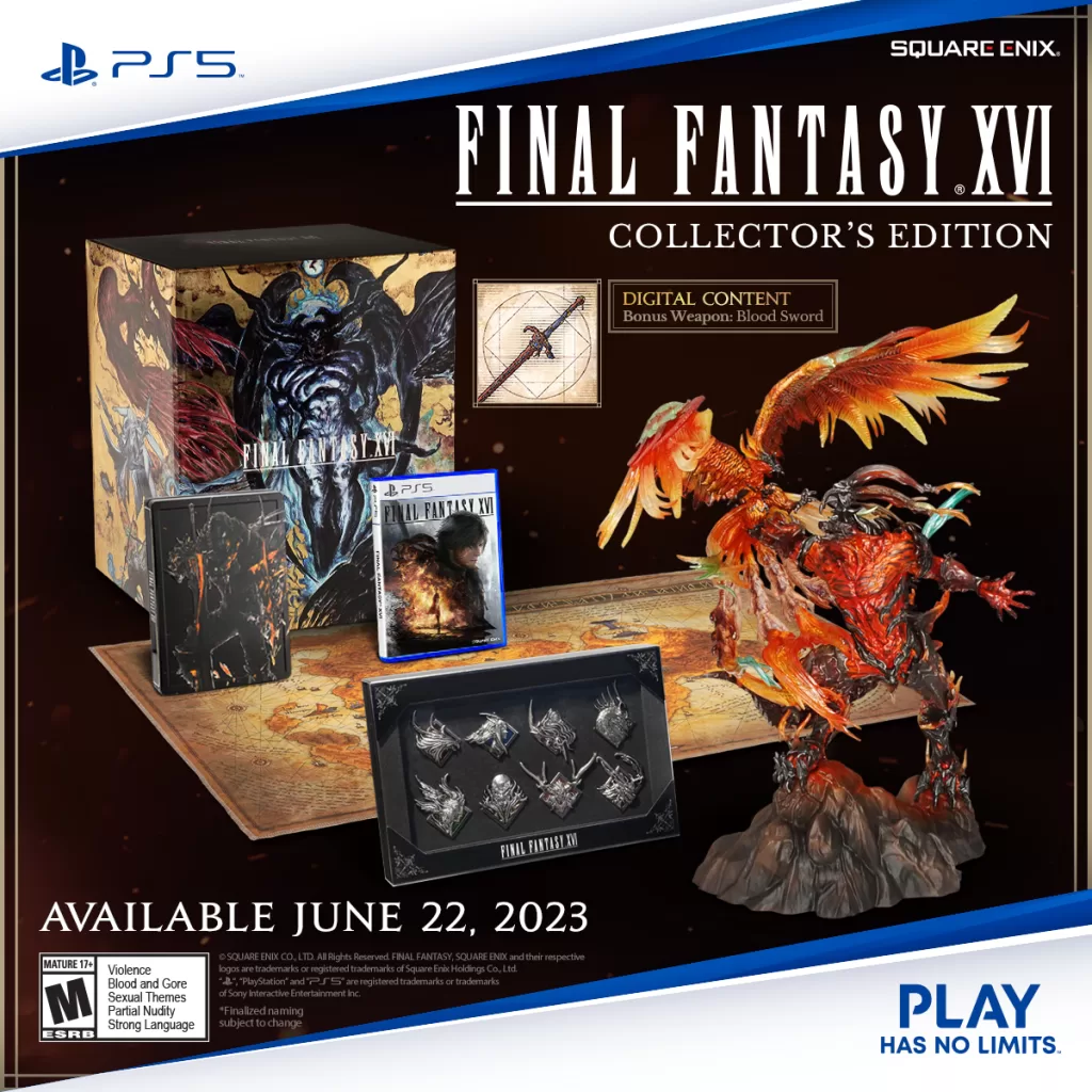 FFXVI Pre order Collectors Edition