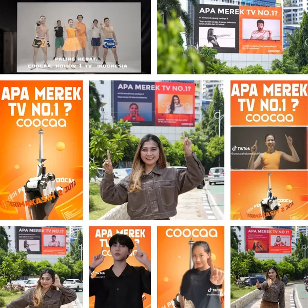 topping the tv industry in indonesia coocaa theme campaign hot nationwide