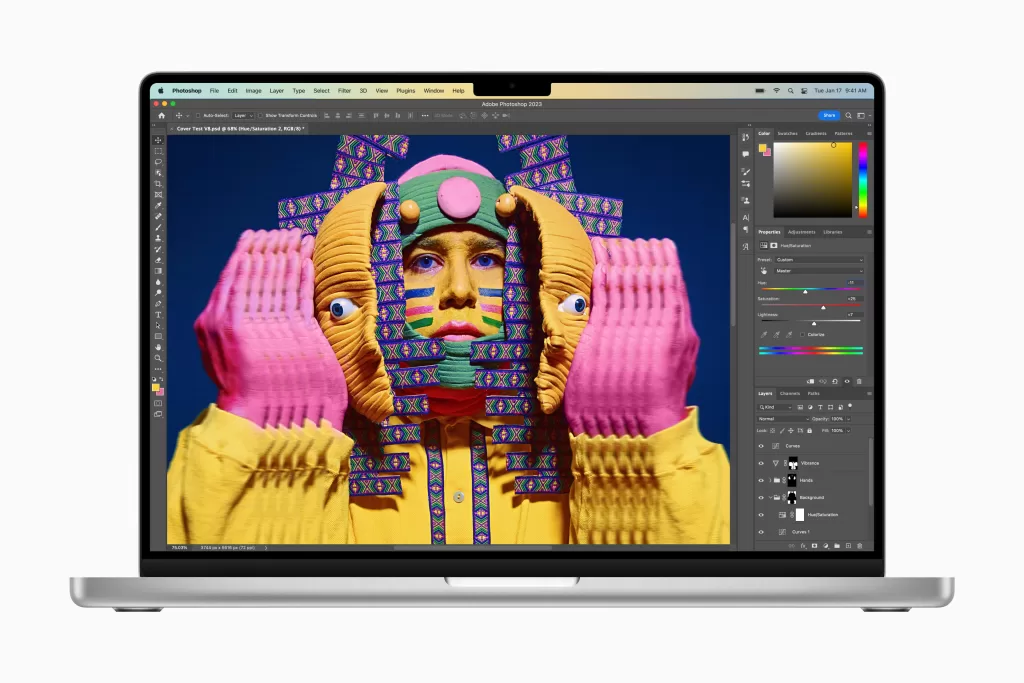 Apple MacBook Pro Adobe Photoshop 230117