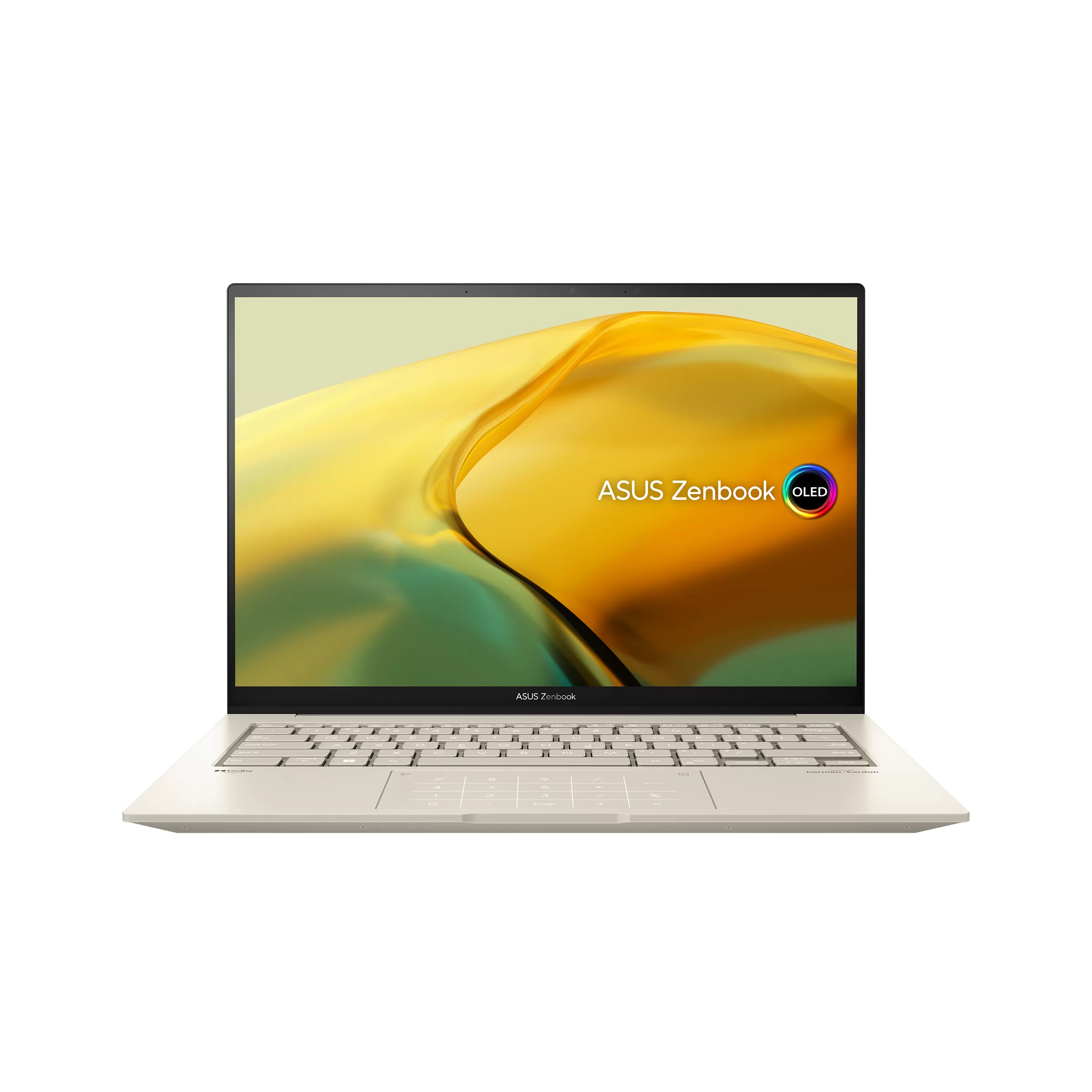 ASUS Zenbook 14X OLED UX3404 Product photo Sandstone Beige 01