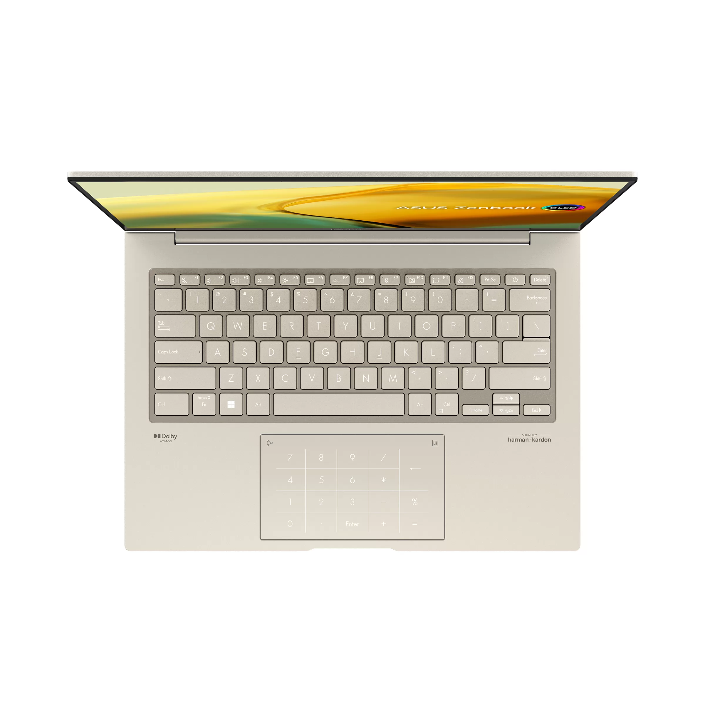 ASUS Zenbook 14X OLED UX3404 Product photo Sandstone Beige 05