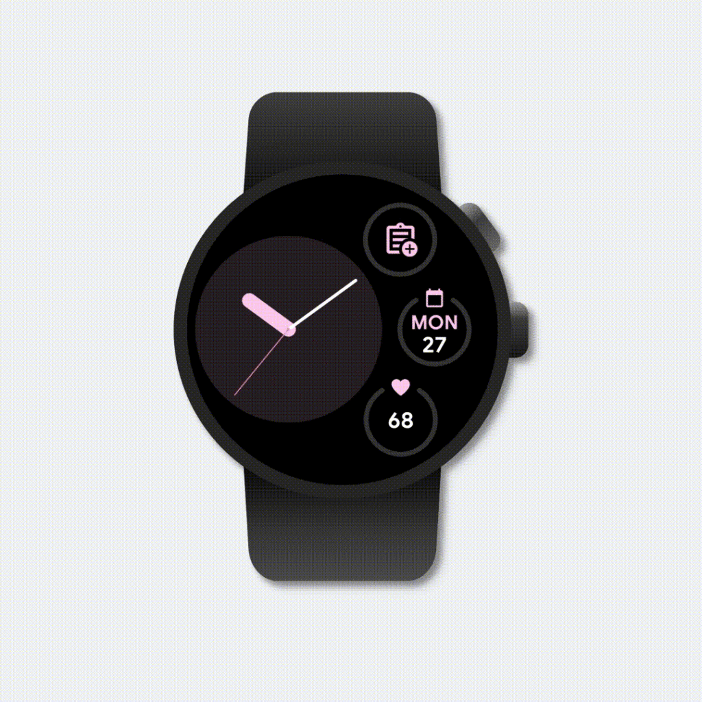 GMSQ1 031 Wear OS KeepComplications Note Realistic 1x1