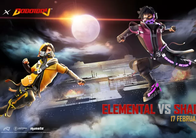 PUBG MOBILE brings fans and players exclusive BoBoiBoy elemental suits and voice packs with the launch of the Elemental vs. Shadow in game event.1