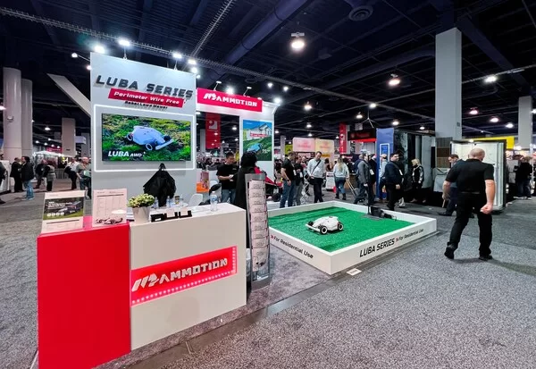 mammotion showcased luba series robot lawn mowers at nhs2023