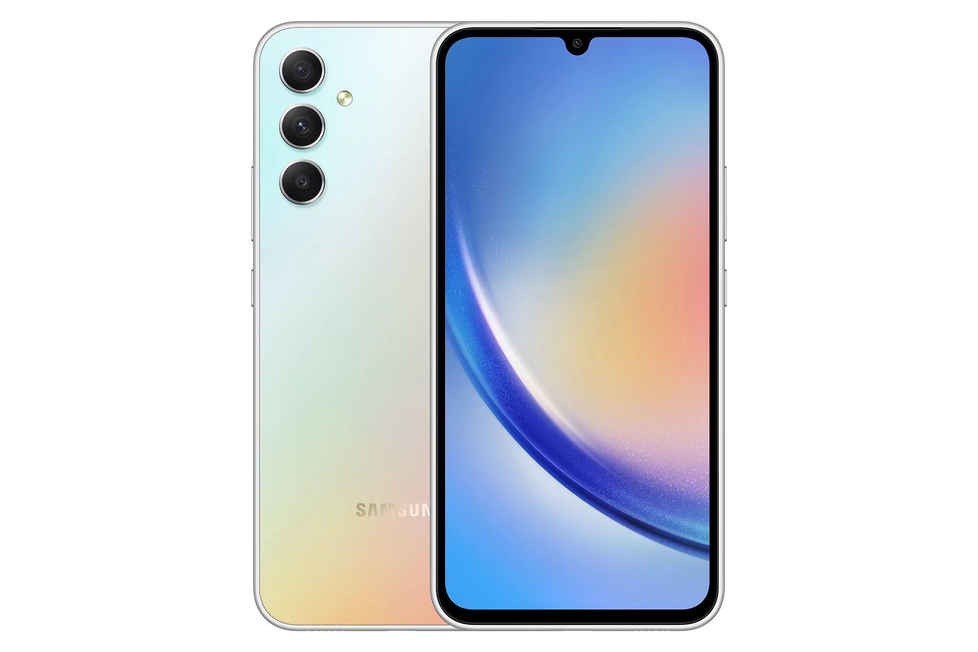 028 galaxy a34 5g amazing silver front