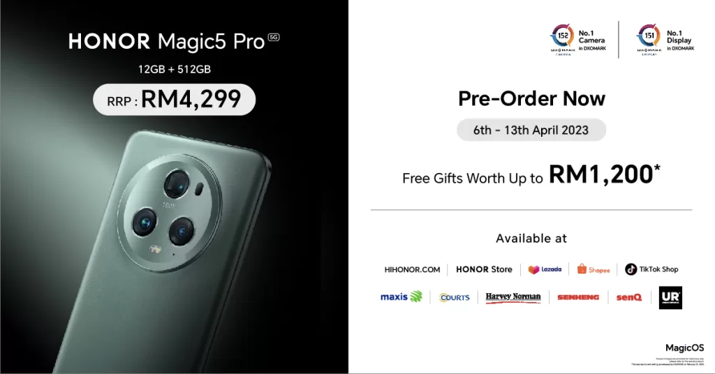 HONOR Magic5 Pro Pre Order Starts