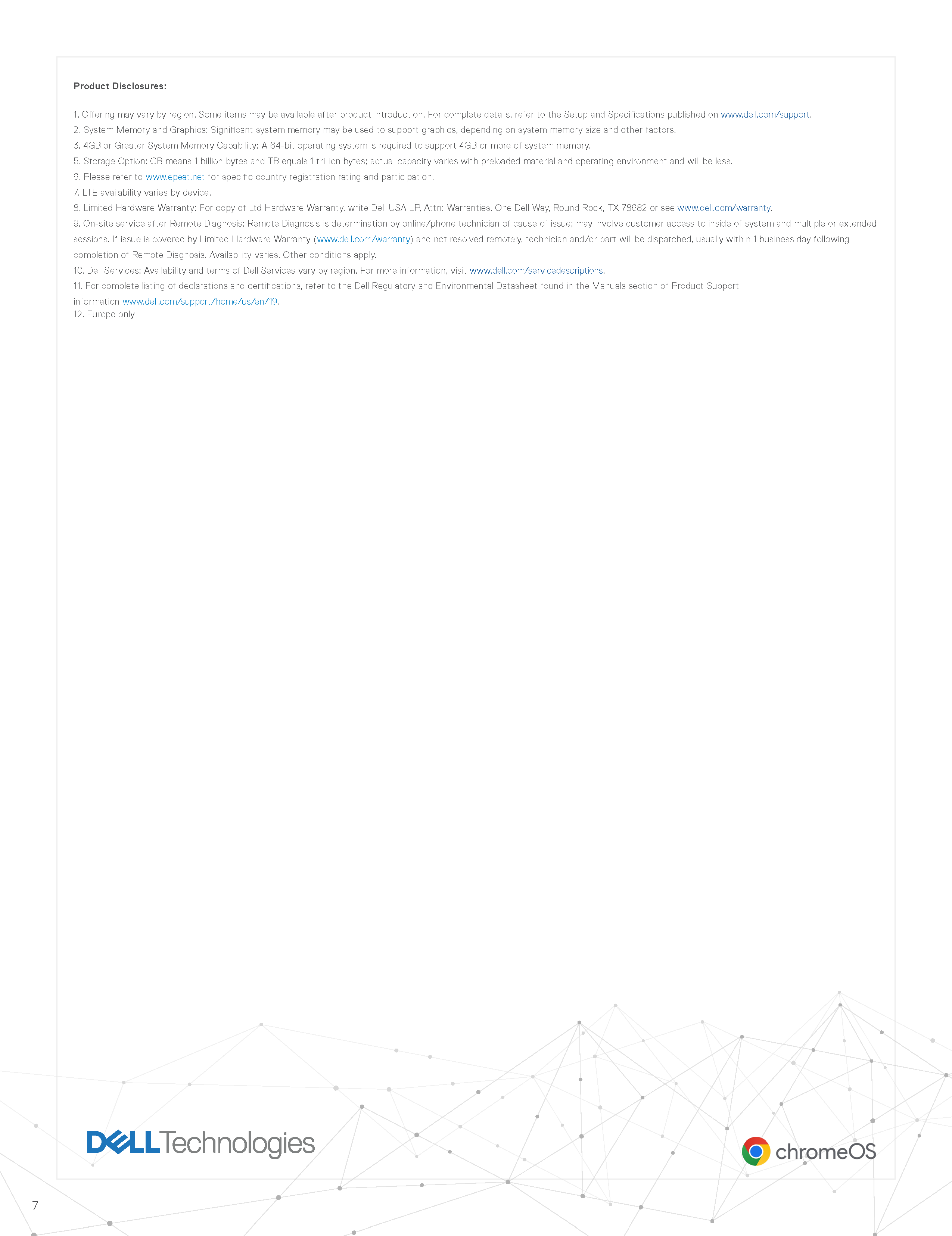 Latitude 5430 Chromebook Spec Sheet Page 7