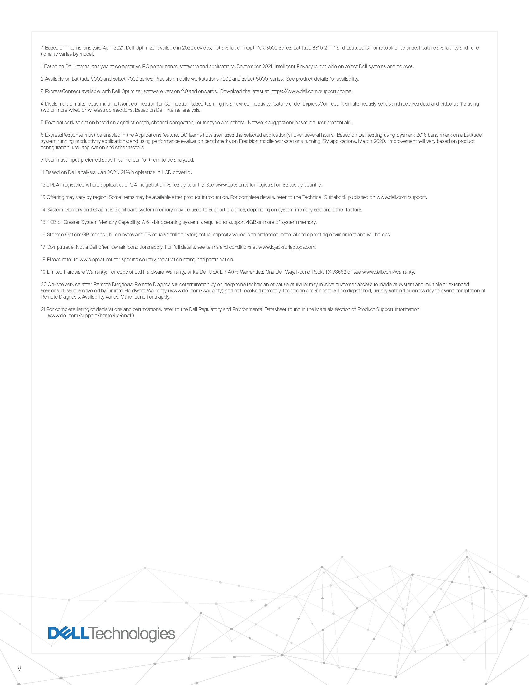 precision 5480 spec sheet Page 8