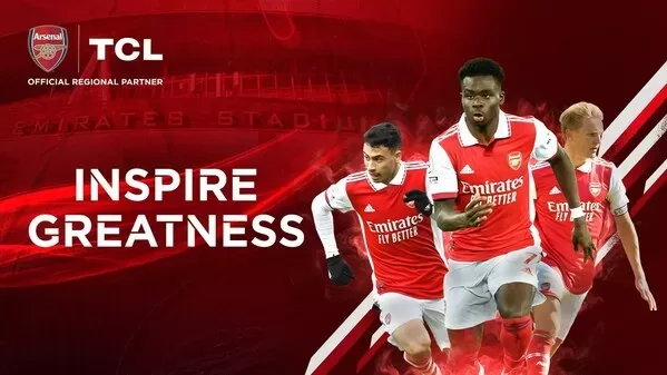 tcl partners with arsenal to enhance consumer engagement in the middle east africa and europe