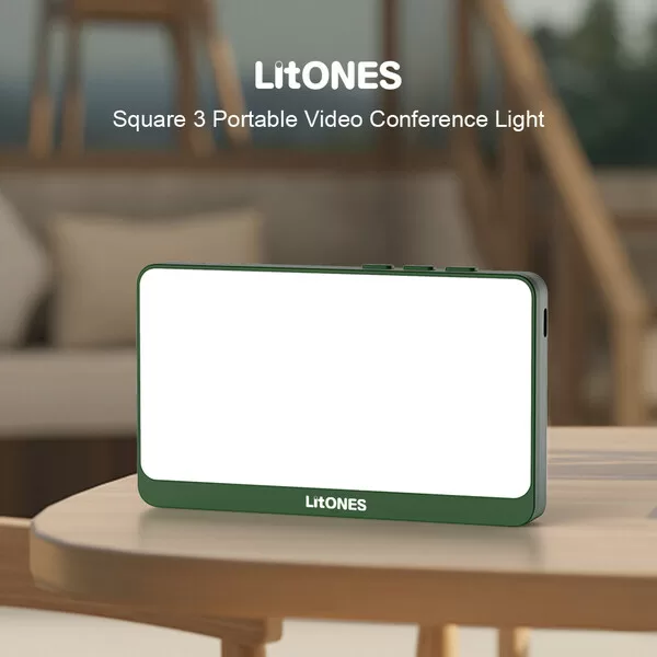 LitONES Launches Square 3 Portable Video Conference Light on Kickstarter, Revolutionizing the Way Professionals Approach Online Meetings