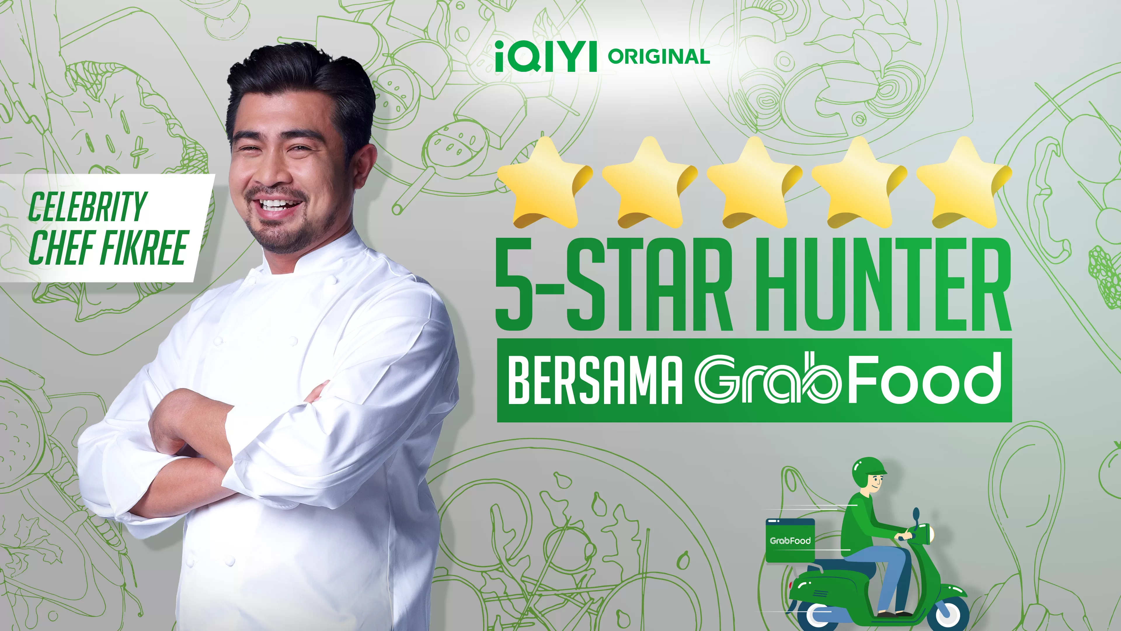 iQIYI partners GrabFood Malaysia to launch first ever branded variety show 5 Star Hunter Bersama GrabFood
