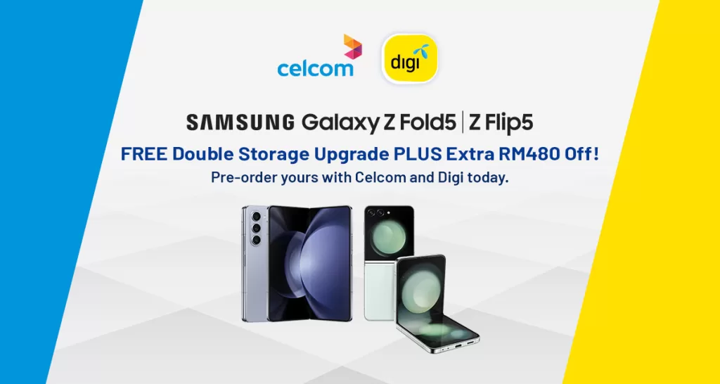 CelcomDigi Samsung Galaxy Z Fold Flip5 Pre Order KV