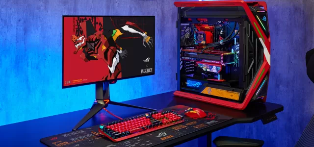 ROGxEvangelion Gaming room