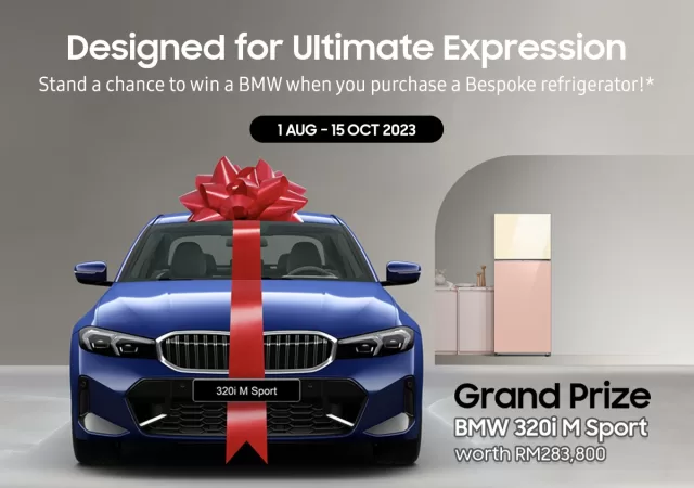 Stand A Chance to Win A BMW When You Purchase a Bespoke Refrigerator KV Featured
