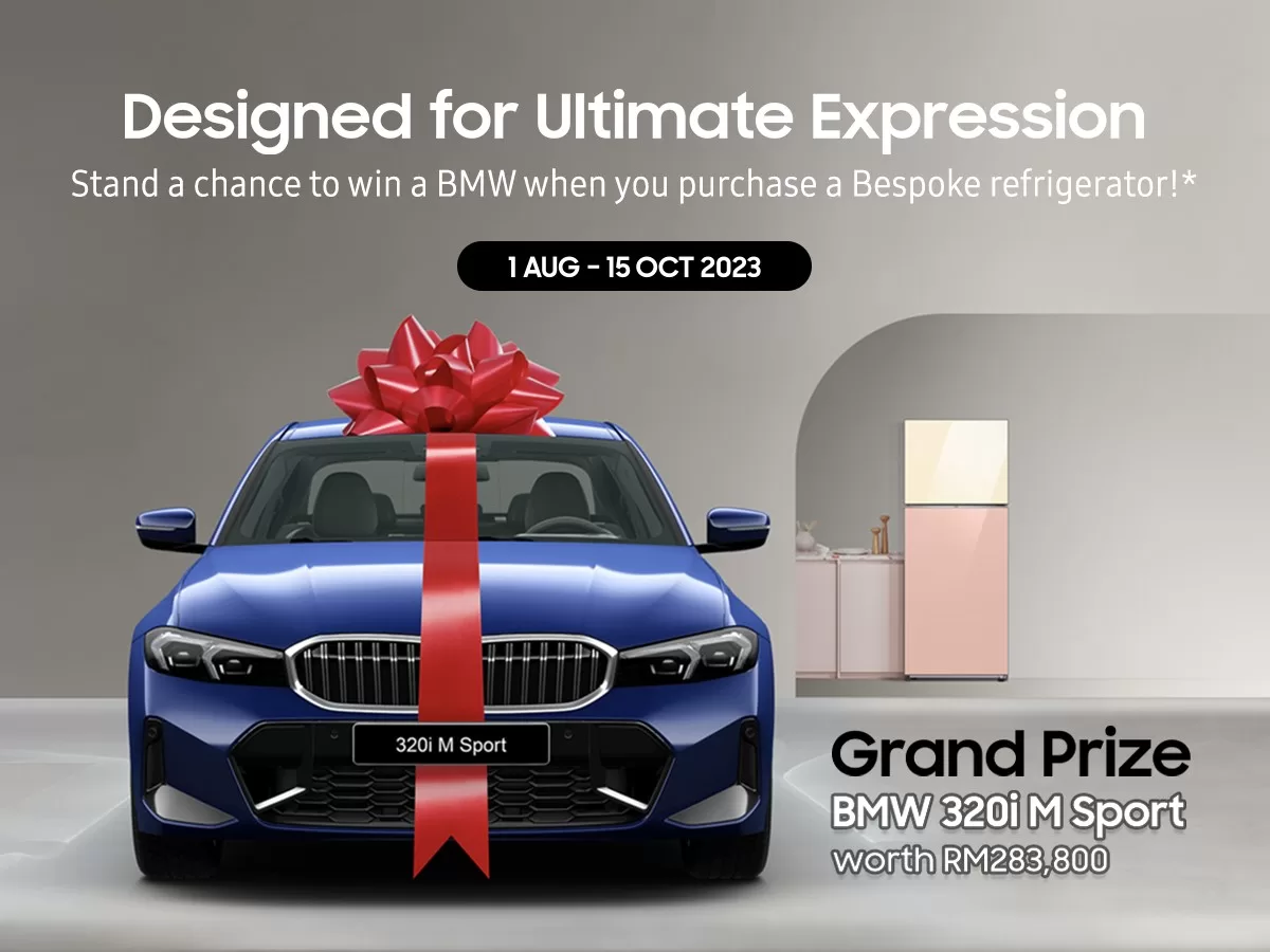 Stand A Chance to Win A BMW When You Purchase a Bespoke Refrigerator KV Featured