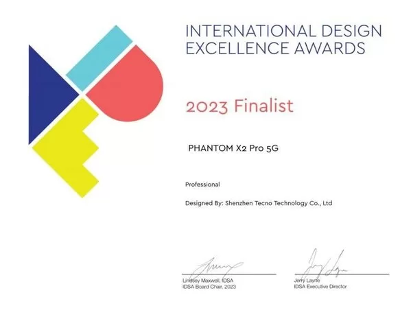 TECNO PHANTOM X2 Pro Wins Featured Finalist at IDEA Award 2023