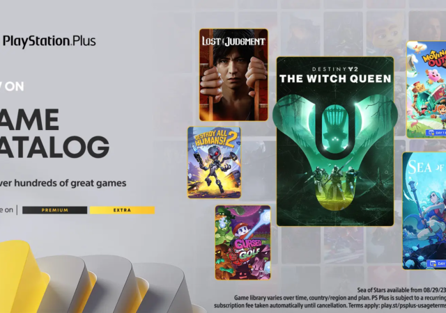 Playstation Plus Games Catalogue August