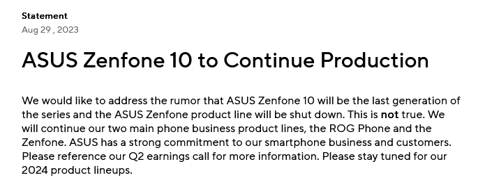 Screenshot 2023 08 29 at 17 58 34 ASUS Zenfone 10 to Continue Production