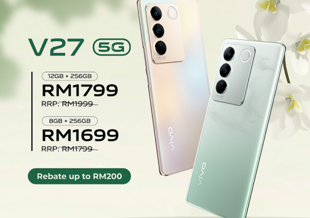 THE VIVO V27 SERIES WITH REBATE UP TO RM200