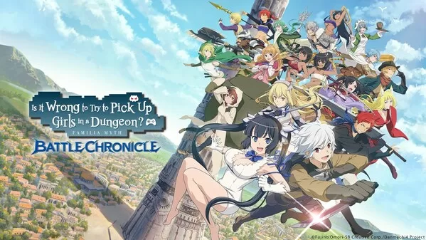 New Battle Action RPG "Is It Wrong to Try to Pick Up Girls in a Dungeon?: Battle Chronicle" Launches Today, August 24