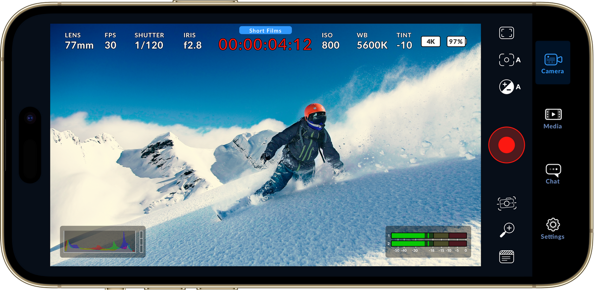 BlackMagic Camera App 1