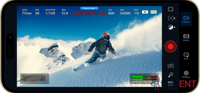 BlackMagic Camera App