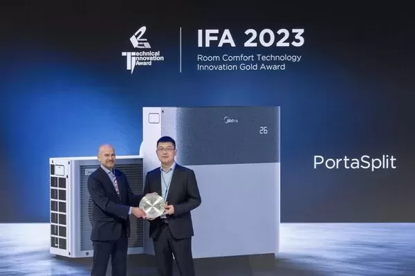Midea's PortaSplit Receives Prestigious Award at IFA, Showcasing Innovation and User Centric Approach