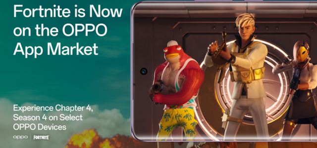 Fornite is now on the OPPO App Market