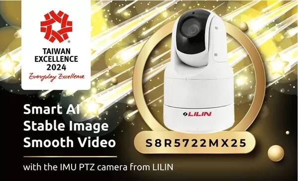 LILIN IMU Shock proof Camera Honored with Taiwan Excellence 2024