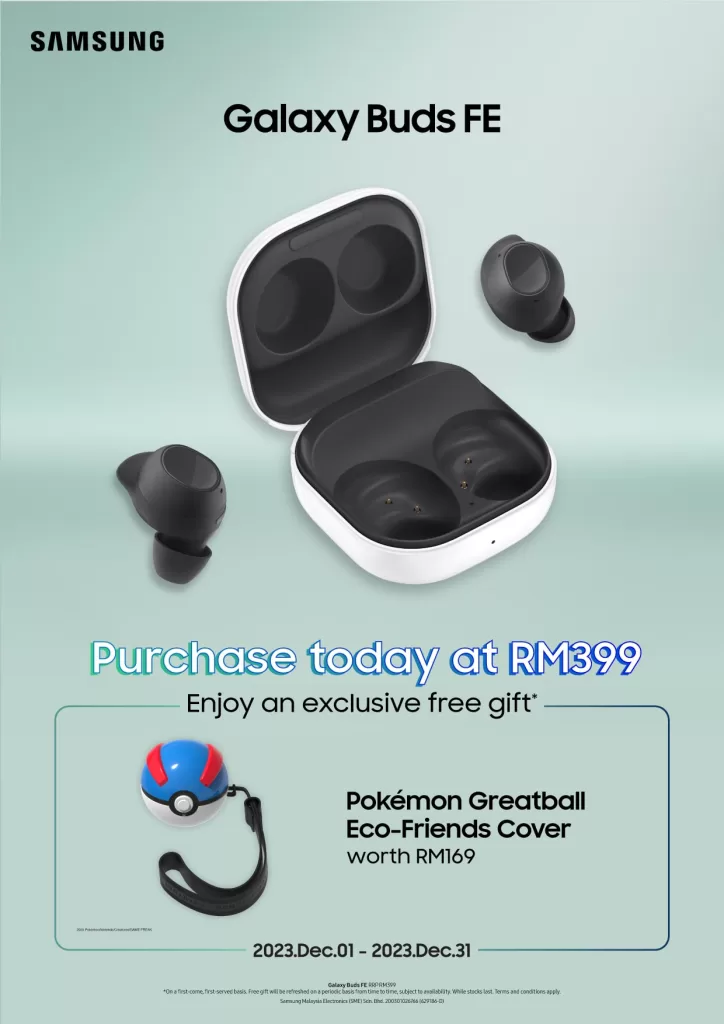 Pokemon Eco Friends Cover for Galaxy Buds FE KV Promotion