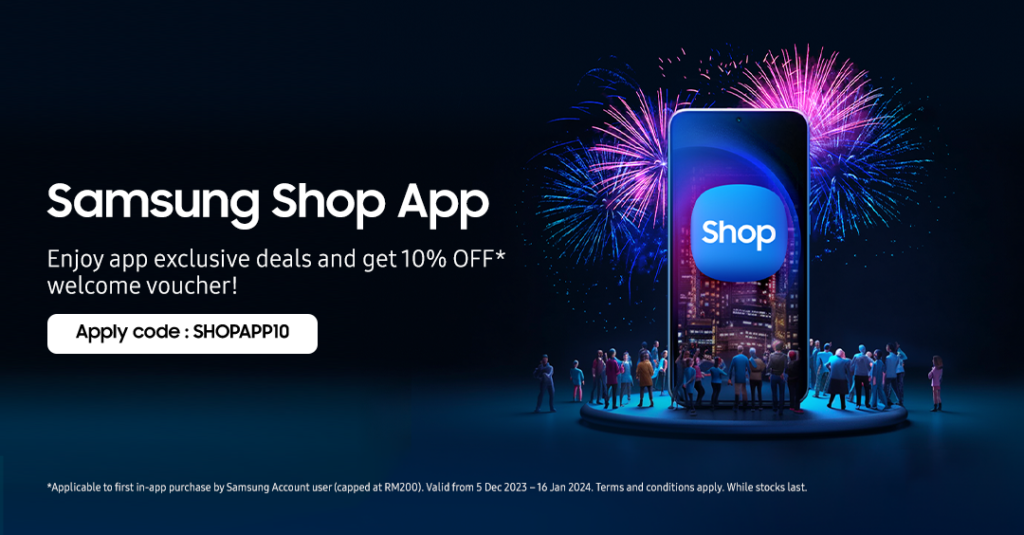 Unveiling the Future of Shopping The Launch of Samsung Shop App KV