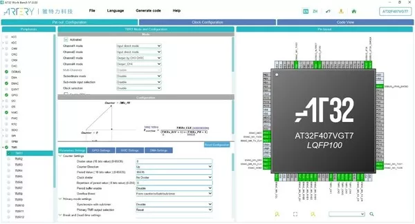 ARTERY AT32 Work Bench Accelerates Embedded Systems Development