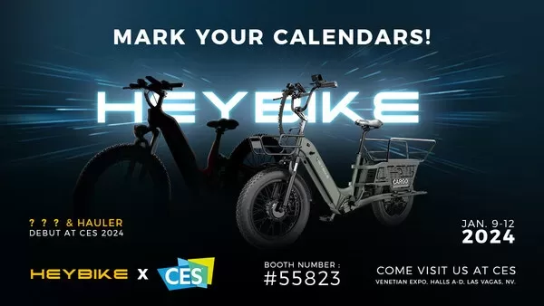 Heybike will Exhibit New Hauler E bike and More at CES 2024