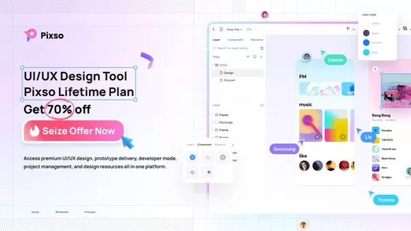 Pixso Revolutionary UI/UX Collaboration Tool Releases Lifetime Plan to Global Users