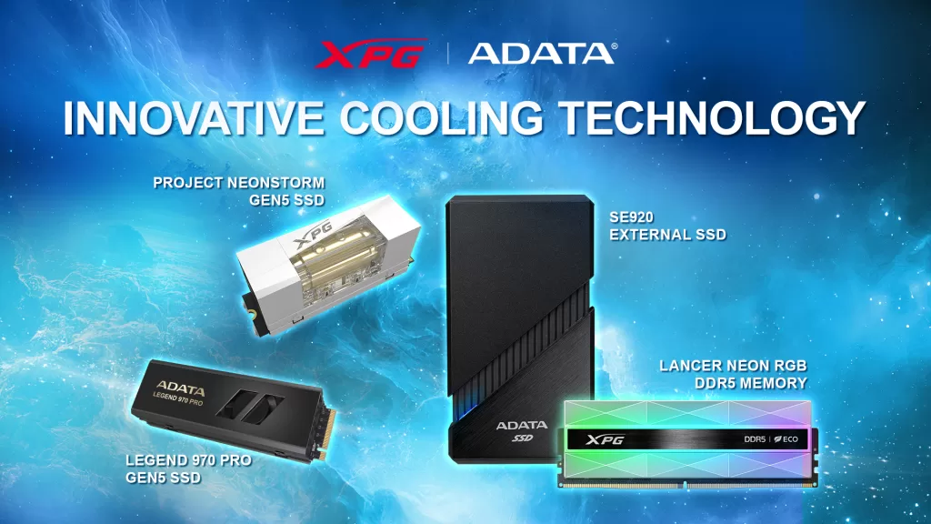 ADATA is leading the industry in DRAM SSD cooling solutions