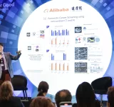 Dr. Le Lu head of DAMO Academys medical AI speaks at the AI for Good global summit