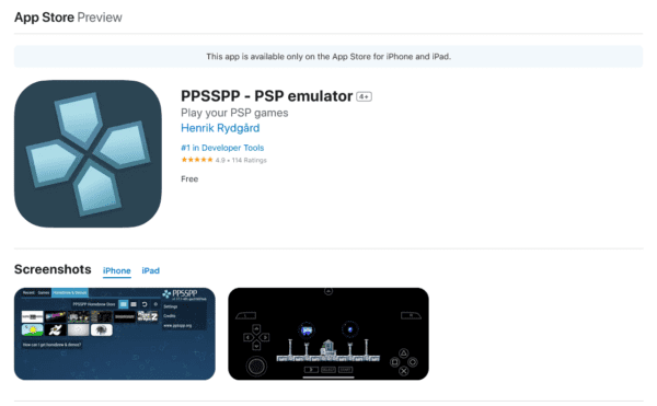 Popular PSP Emulator, PPSSPP, Comes to the Apple App Store | techENT