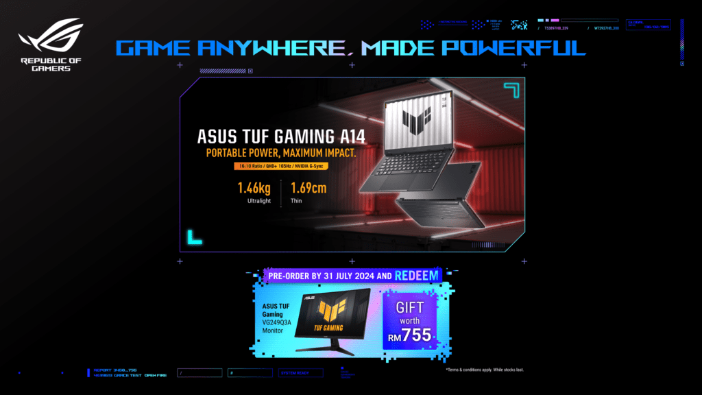 Q3 24 ROG Product Launch Pre Order TUF A14 social media 1920x1080