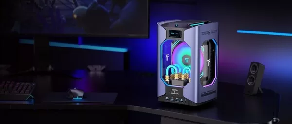 TECNO X GEEKOM Launches MEGAMINI G1: World's Smallest liquid cooled Gaming PC