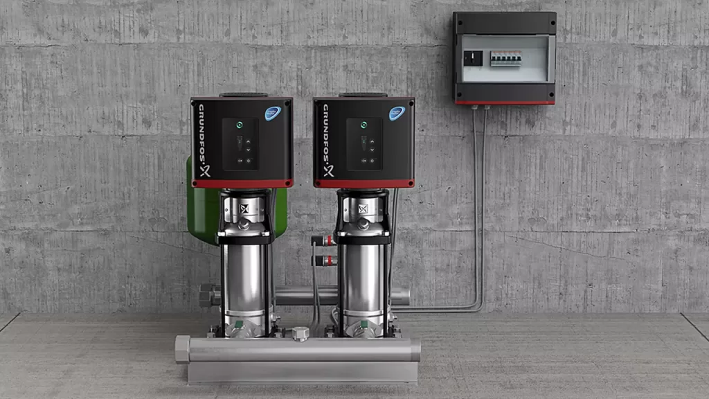 Grundfos UAE Case Study Grundfos Hydro MPC E and Hydro Multi E water boosting systems with IP55 rated MGE motors