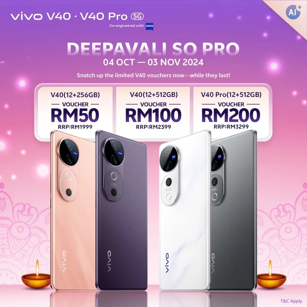 vivo v40 series Deepavali promo