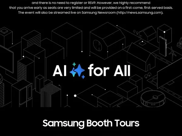 Samsung Press Conference at CES 2025 'AI for All: Everyday, Everywhere'