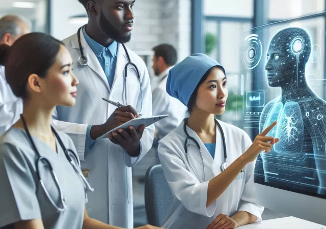 AI being used in diagnosis and patient care in healthcare